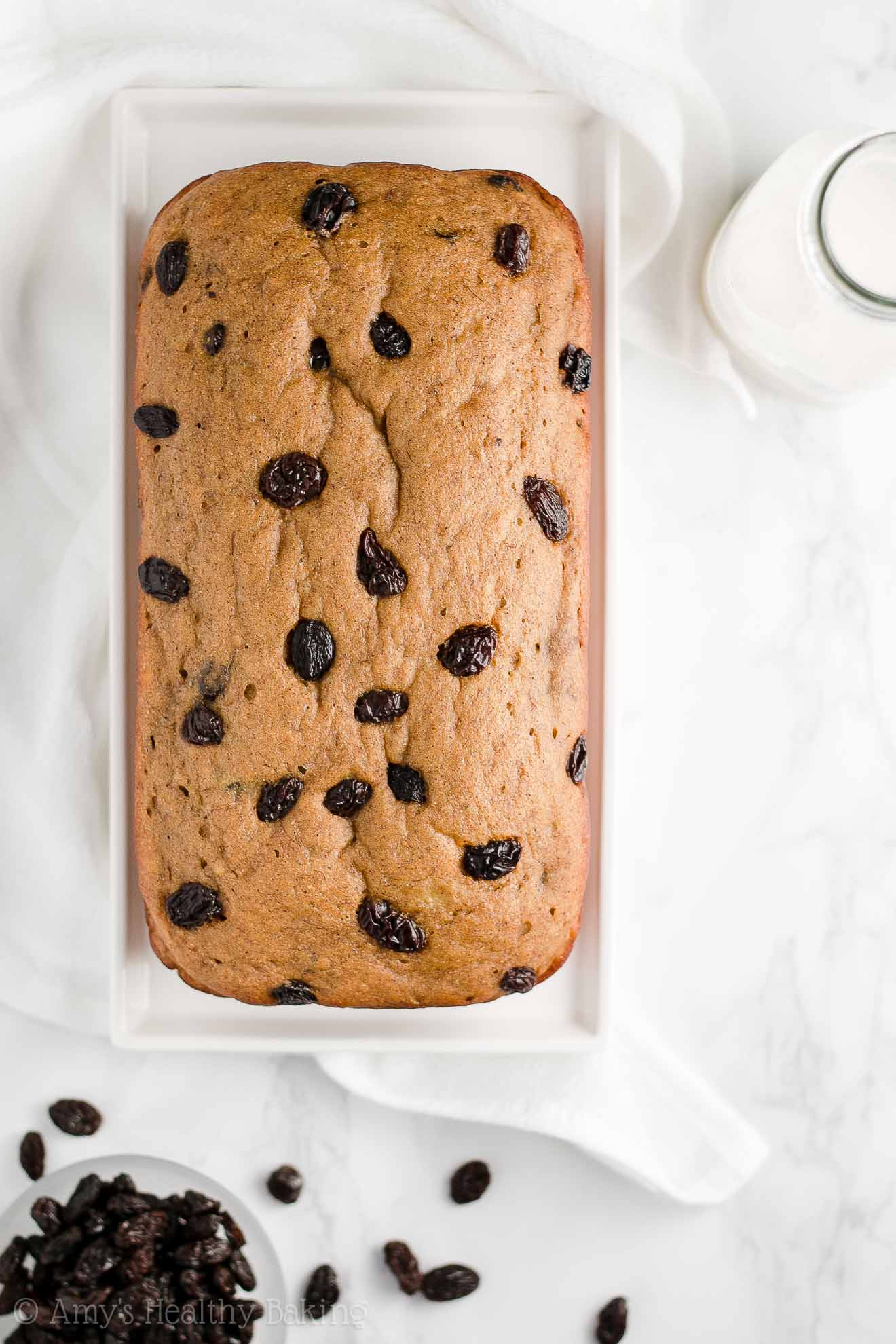 Healthy Cinnamon Raisin Bread
 Healthy Cinnamon Raisin Banana Bread