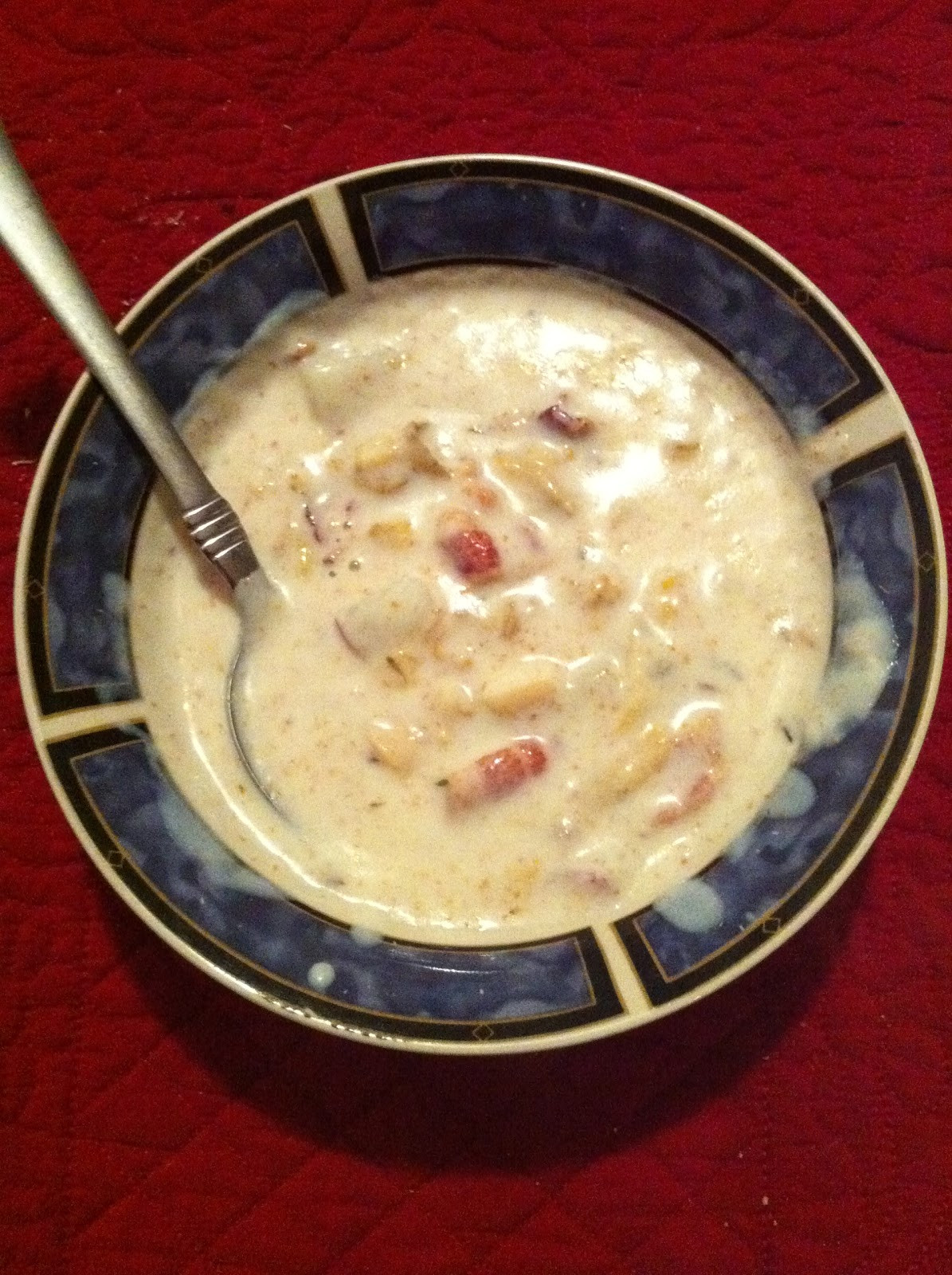 Healthy Clam Chowder
 Hey mommy what s for dinner Healthy New England Clam Chowder