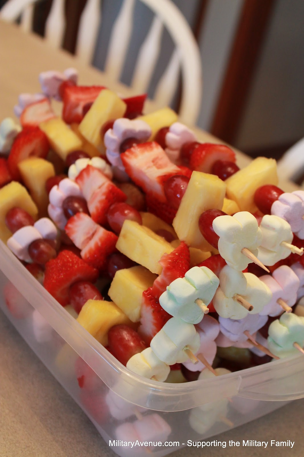 Healthy Classroom Snacks
 The Military Family Perfectly Sweet Healthy Birthday Snack