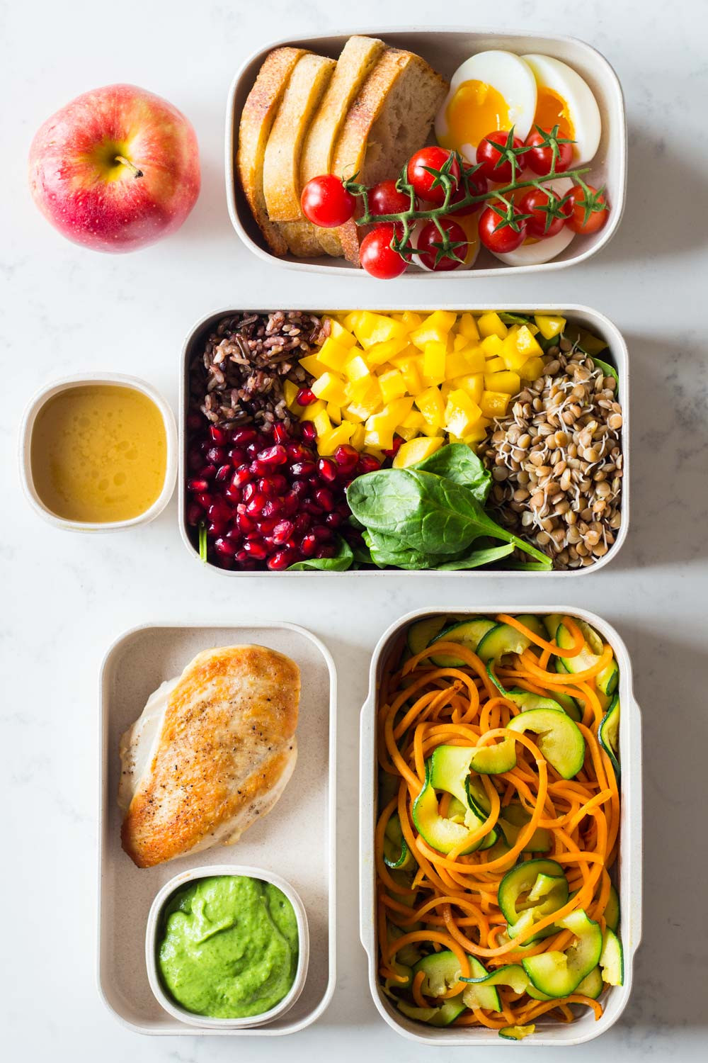 Healthy Clean Dinners
 Clean Eating Meal Plan 1 full day prepped in 40 mins