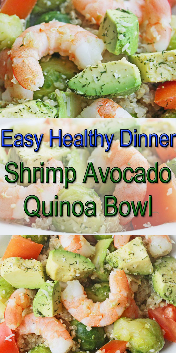 Healthy Clean Dinners
 Healthy Dinner Recipe Shrimp Avocado Quinoa Bowl