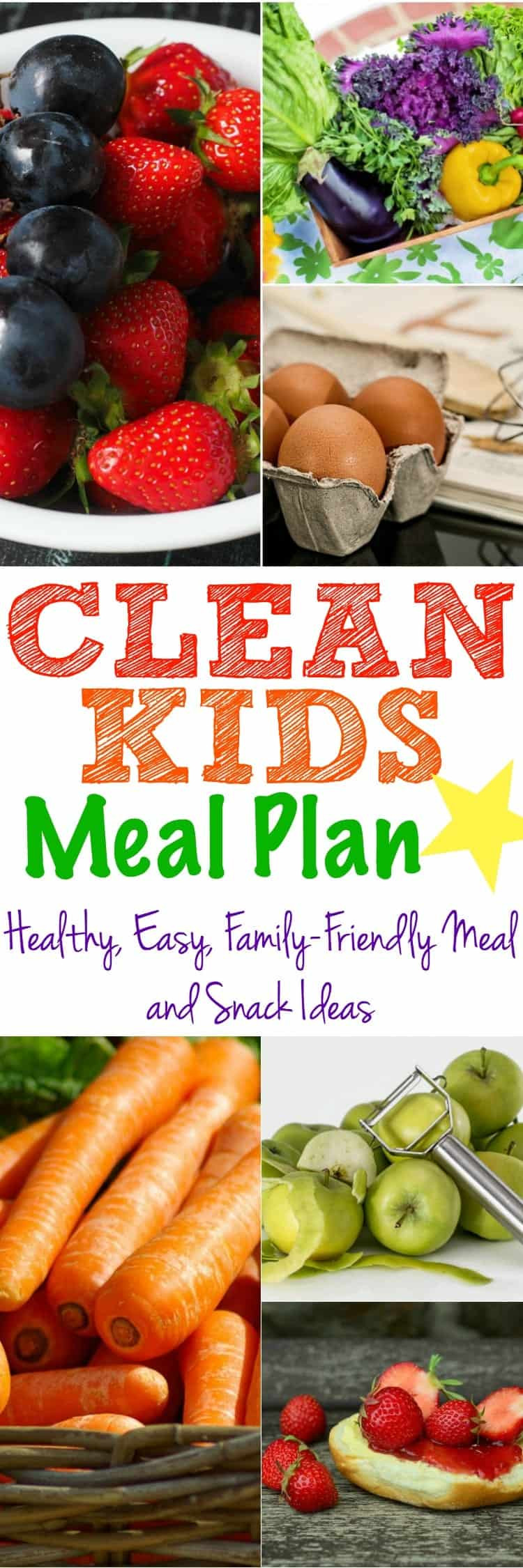 Healthy Clean Dinners
 Clean Kids Meal Plan The Seasoned Mom