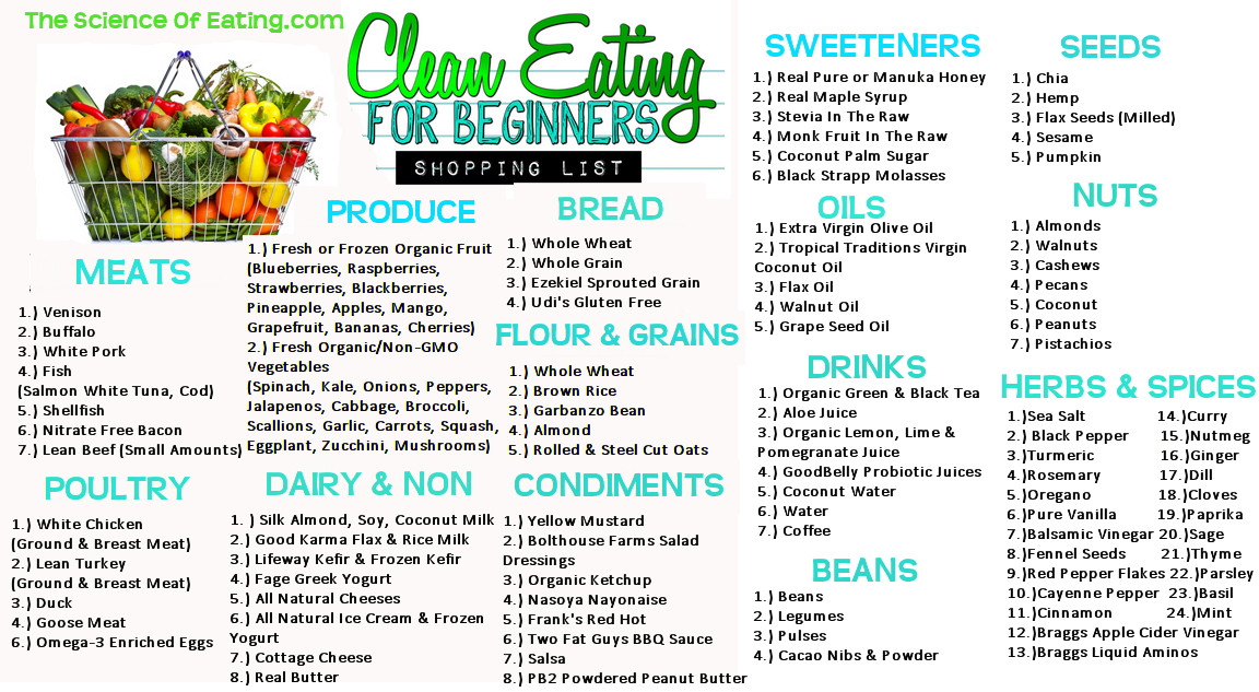 Healthy Clean Eating
 Six Principles of Eating Clean