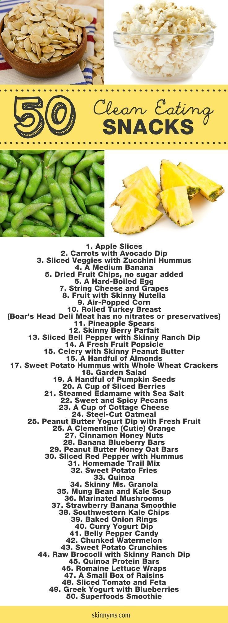 Healthy Clean Snacks
 50 Clean Eating snacks Recipes Paleo clean