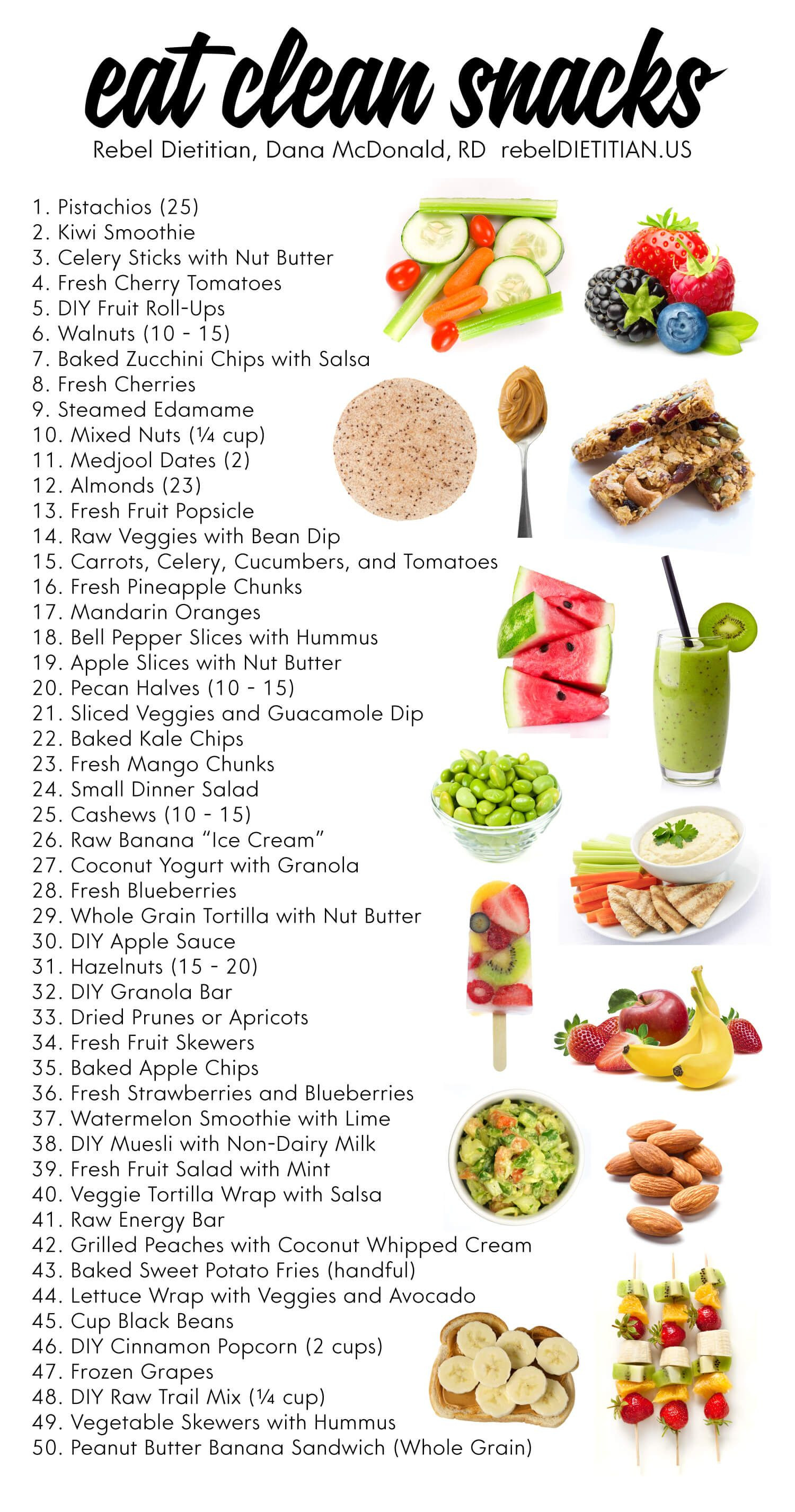 Healthy Clean Snacks
 Updated Healthy Snack Ideas Vegan