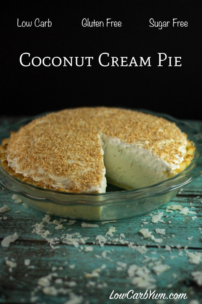 Healthy Coconut Cream Pie
 Best 25 Coconut cream ideas on Pinterest