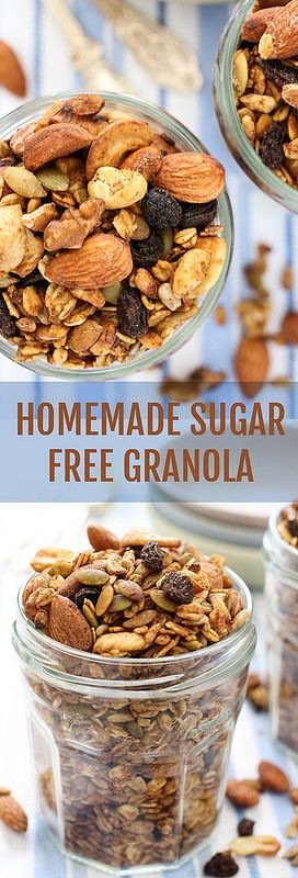 Healthy Coconut Oil Recipes
 Homemade Sugar Free Granola Recipe Made with healthy nuts
