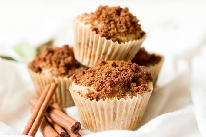 Healthy Coffee Cake Muffins
 Healthy Cinnamon Streusel Coffee Cake Muffins