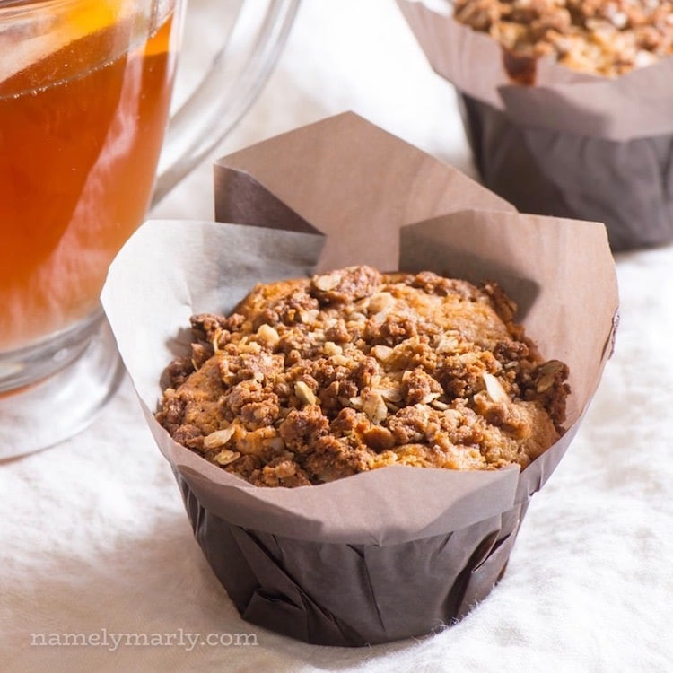 Healthy Coffee Cake Muffins
 Healthy Coffee Cake Muffins with Streusel Topping Namely