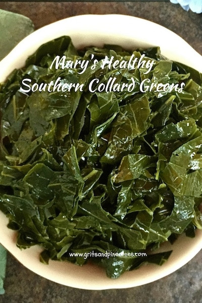 Healthy Collard Greens Recipe
 Mary s Healthy Southern Collard Greens
