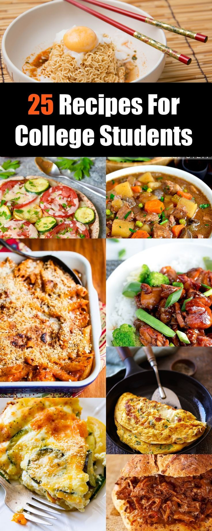 Healthy College Dinners
 Best 25 Cheap college meals ideas on Pinterest