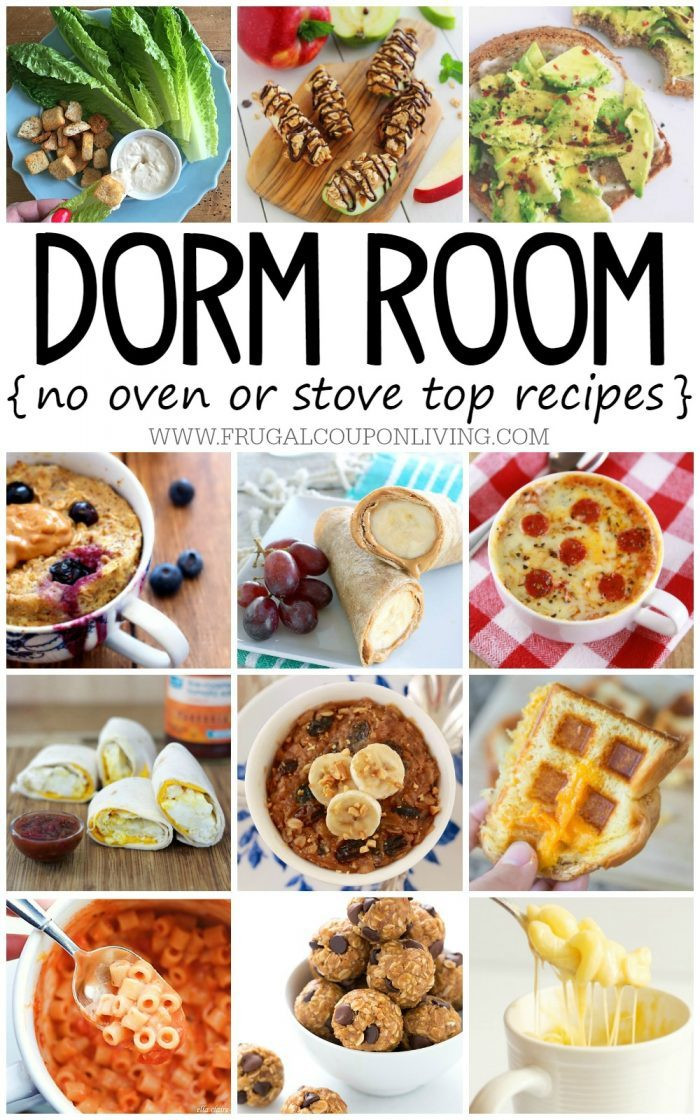 Healthy College Snacks For The Dorm
 No Bake Dorm Room Recipes You Want to Eat