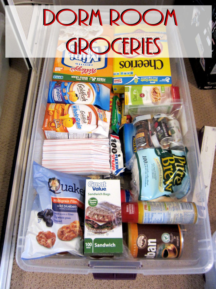 Healthy College Snacks For The Dorm
 Packing for Dorm Life