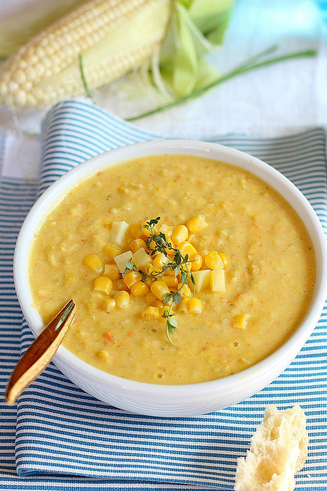 Healthy Corn Chowder
 Slow Cooker Corn Chowder Soup Recipe