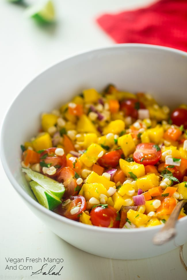 Healthy Corn Side Dishes
 Fresh Corn and Mango Salad
