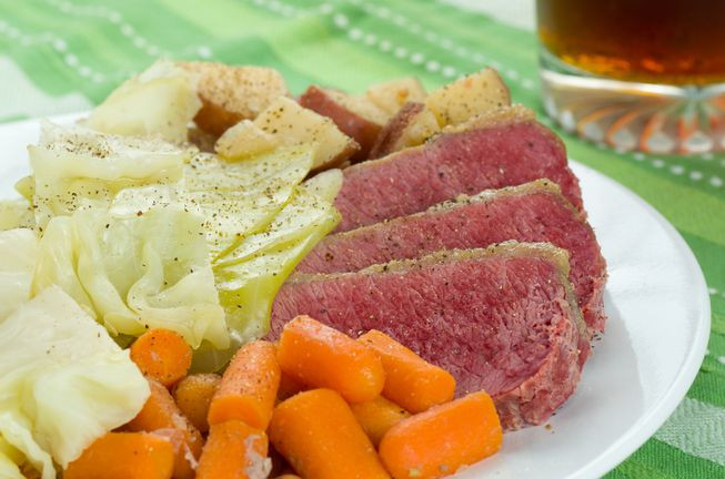 Healthy Corned Beef And Cabbage
 Slow cooker corned beef and cabbage