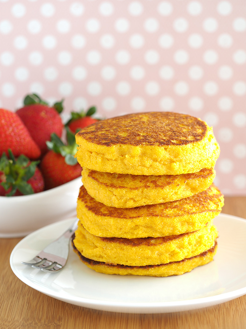 Healthy Cornmeal Pancakes
 Gluten Free Cornmeal Pancakes The Breakfast Drama Queen