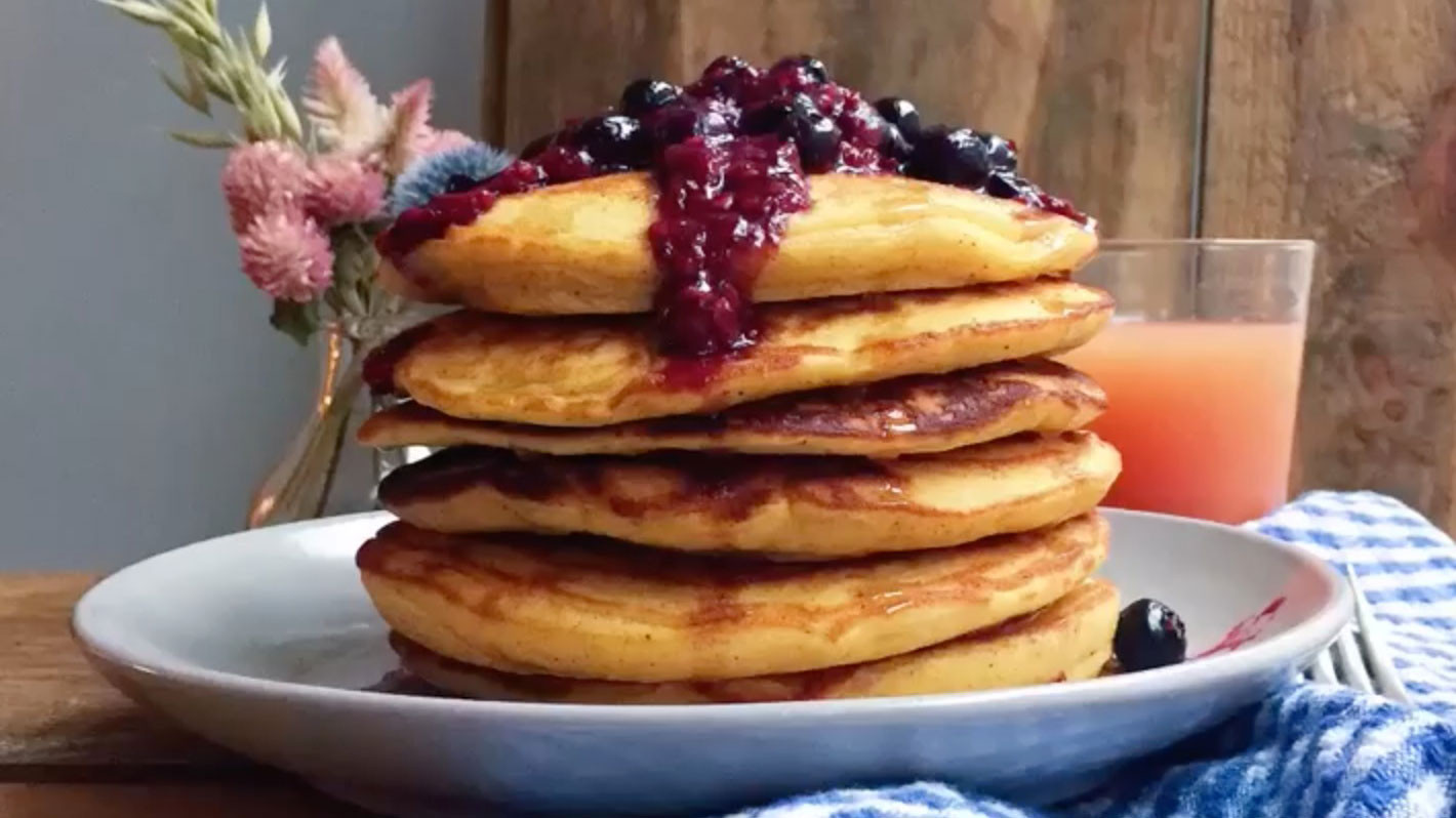 Healthy Cornmeal Pancakes
 How to Make Polenta Pancakes