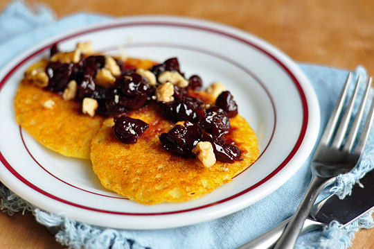 Healthy Cornmeal Pancakes
 A Healthy Breakfast Mark Bittman s Cornmeal Pancakes