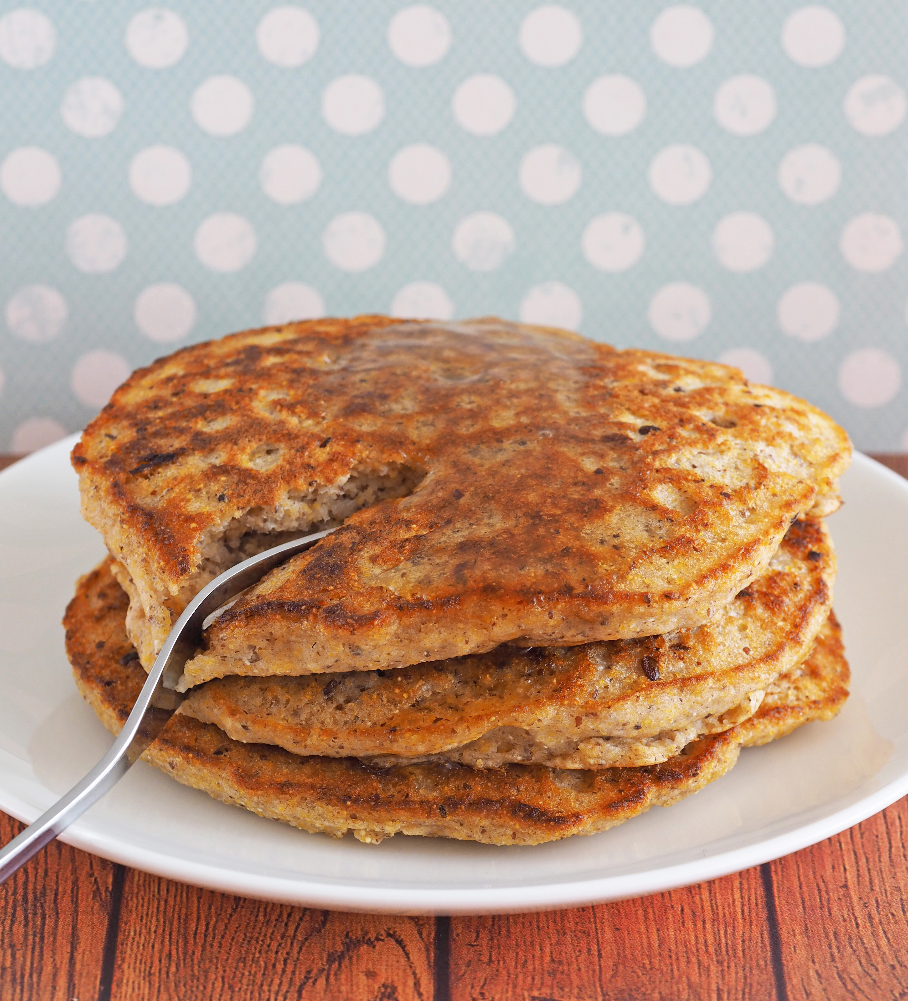 Healthy Cornmeal Pancakes
 pumpkin cornmeal pancakes