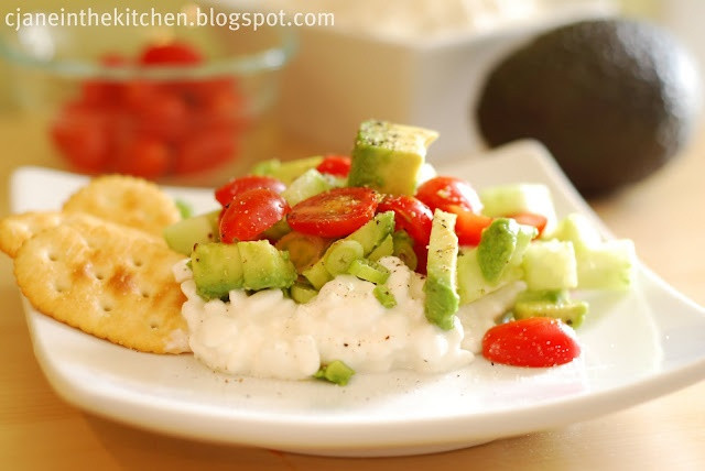 Healthy Cottage Cheese Snacks
 Avocado Cottage Cheese Snack Food Healthy