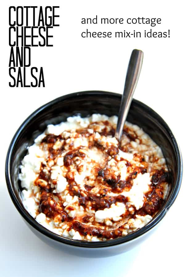 Healthy Cottage Cheese Snacks
 Friendship Cottage Cheese and Salsa • The Wicked Noodle