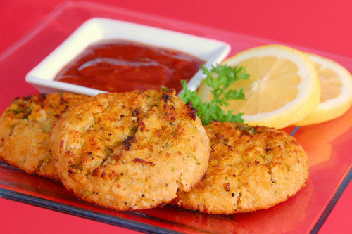Healthy Crab Cakes
 Healthy makeover Crab cakes