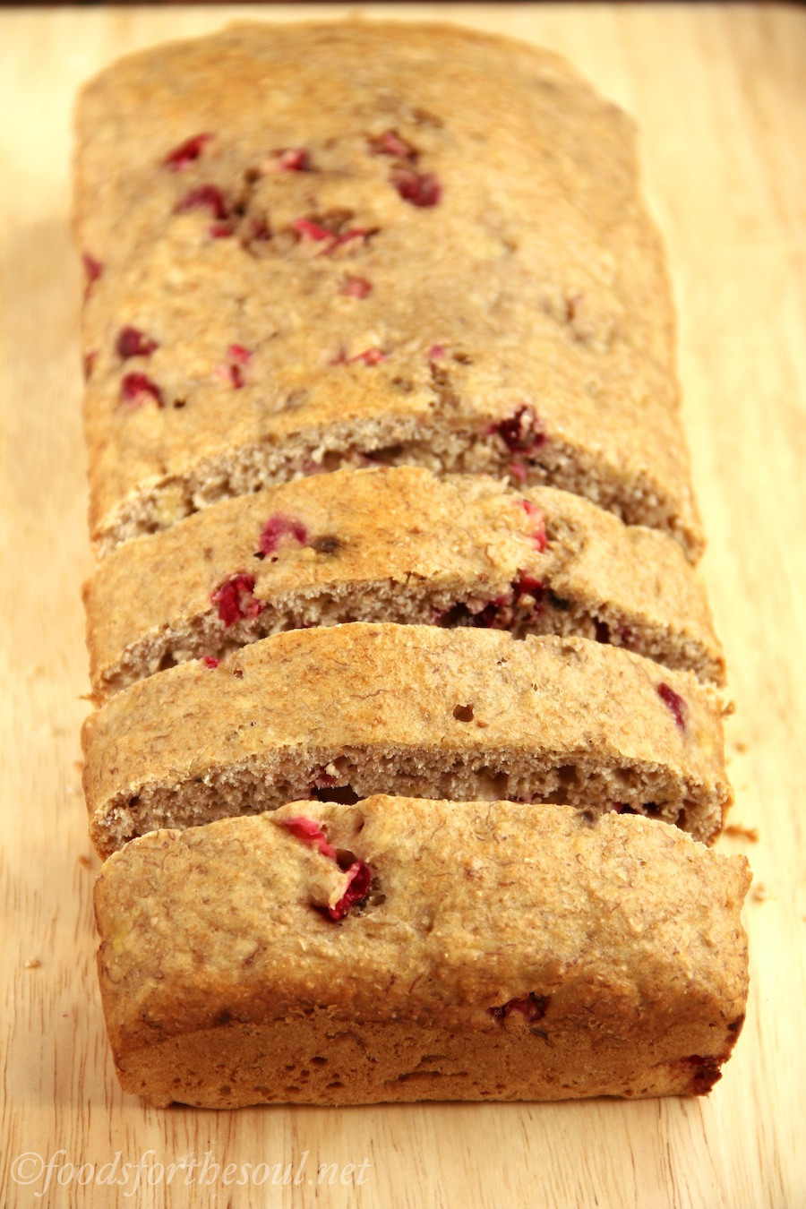 Healthy Cranberry Bread
 Whole Wheat Cranberry Banana Bread