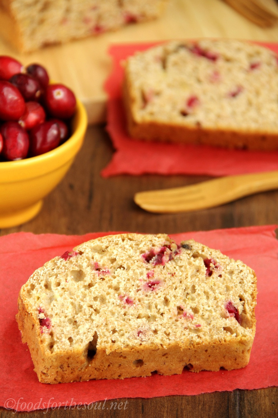 Healthy Cranberry Bread
 Whole Wheat Cranberry Banana Bread