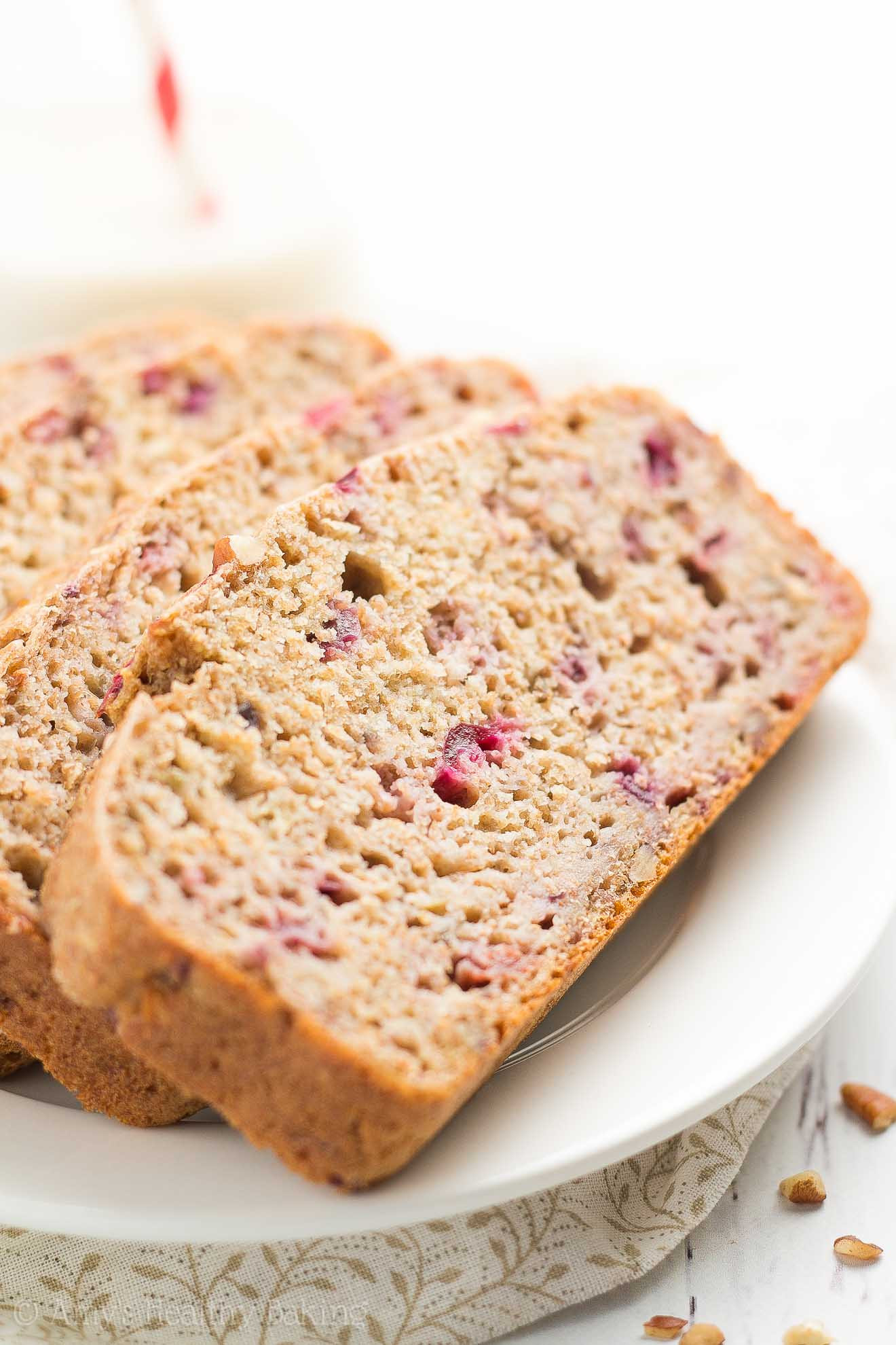 Healthy Cranberry Bread
 Healthy Cranberry Pecan Banana Bread