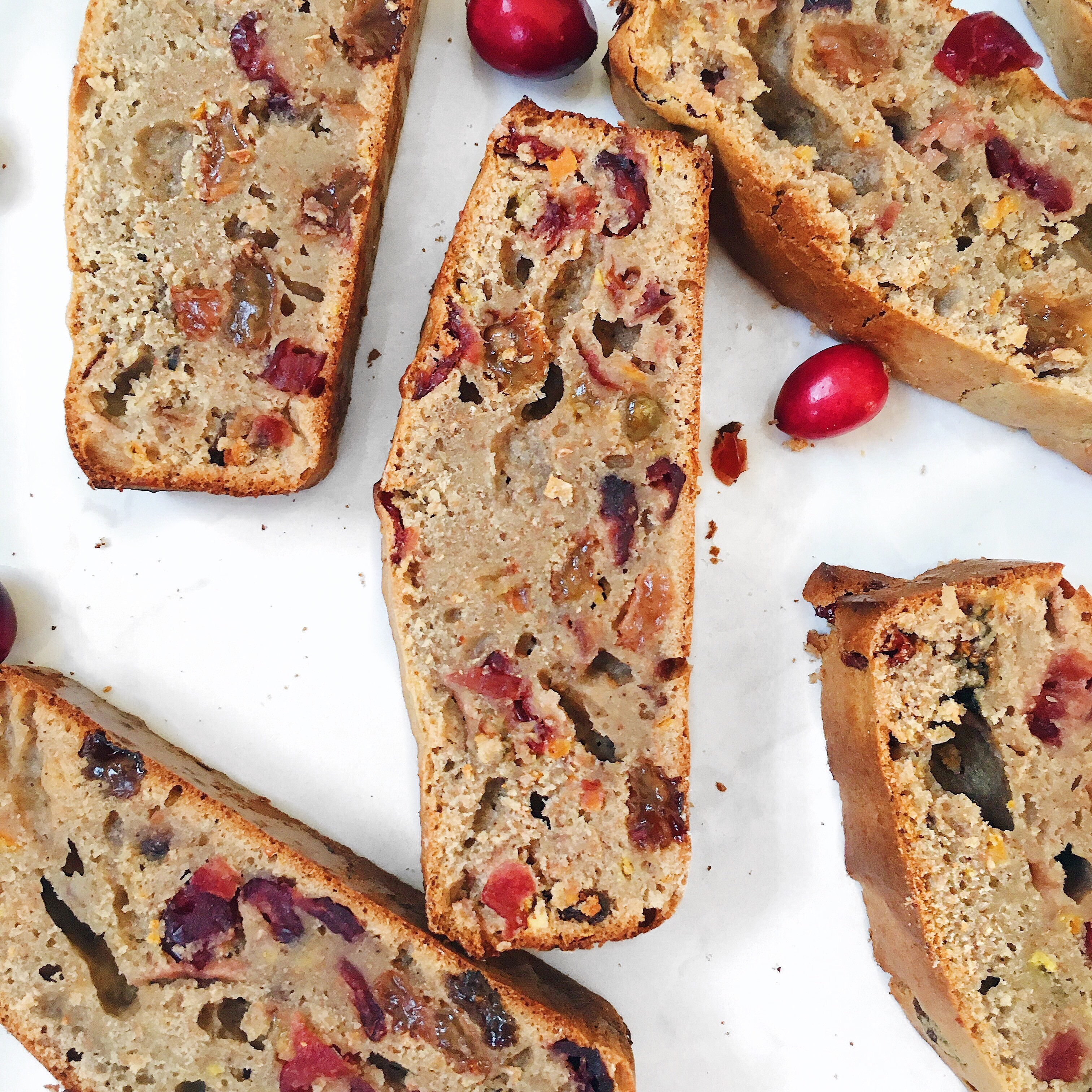 Healthy Cranberry Orange Bread
 Sweet Spiced Christmas Orange Cranberry Bread