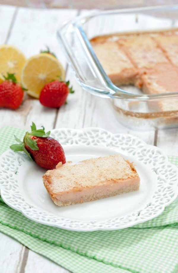 Healthy Cream Cheese Desserts
 Strawberry Lemon Bars The Melrose Family