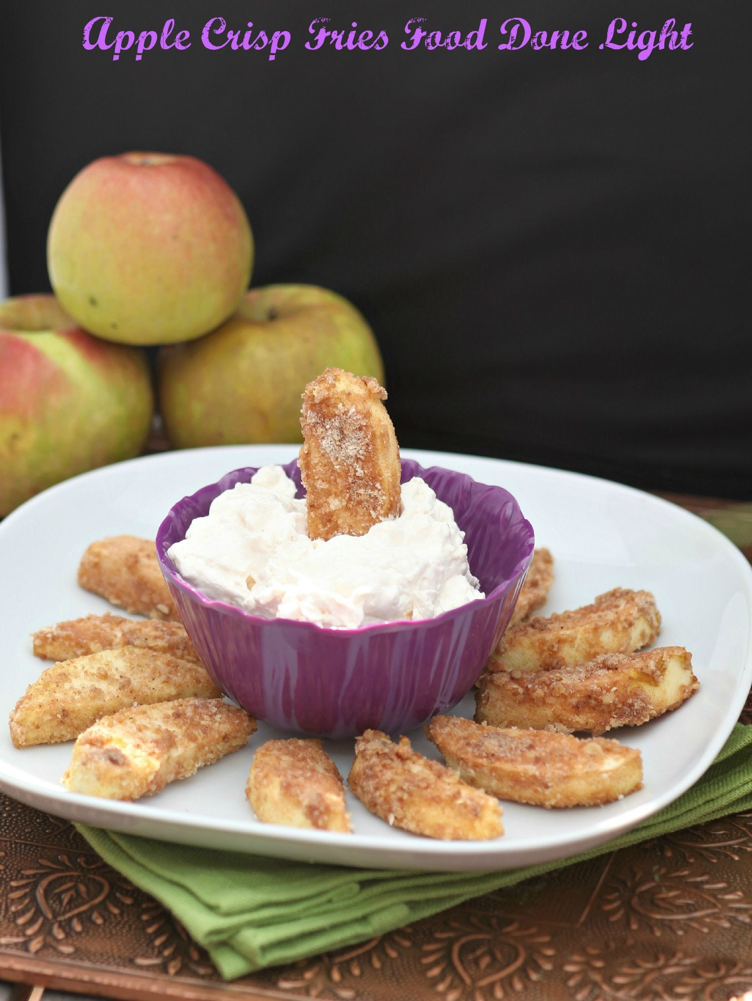 Healthy Cream Cheese Desserts
 Healthy low calorie and fat Dessert Apple Crisp Fries