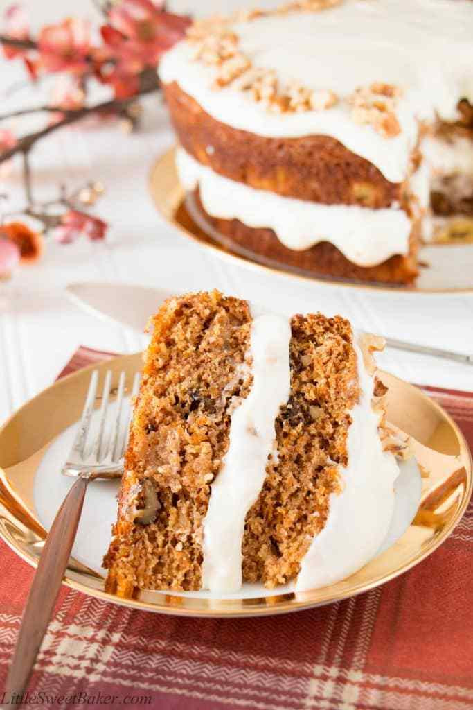 Healthy Cream Cheese Frosting For Carrot Cake
 Healthy Carrot Cake with Yogurt Cream Cheese Frosting