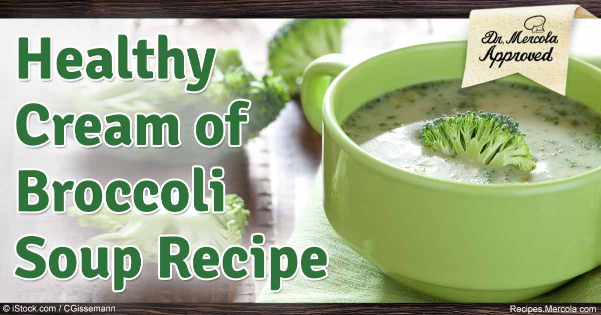 Healthy Cream Of Broccoli Soup
 Healthy Cream of Broccoli Soup Recipe