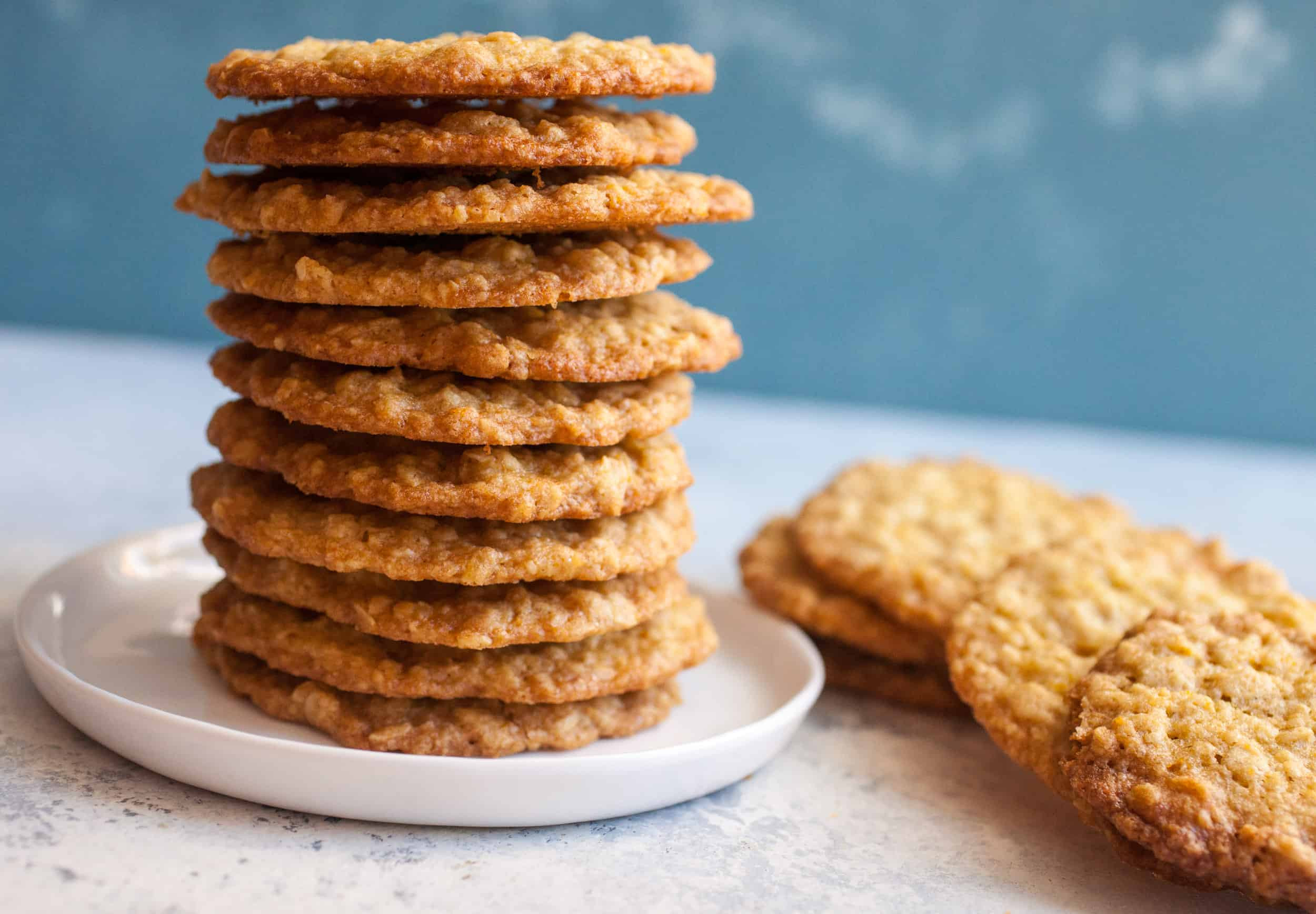 Healthy Crispy Oatmeal Cookies
 Crispy Oatmeal Cookies Recipe Orange and Vanilla Macheesmo