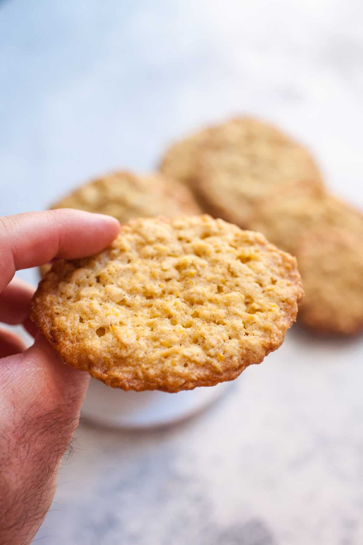 Healthy Crispy Oatmeal Cookies
 Crispy Oatmeal Cookies Recipe Orange and Vanilla Macheesmo