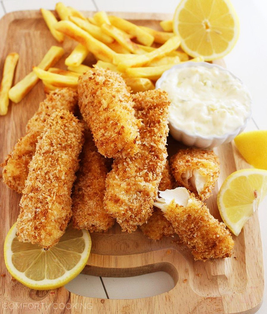 Healthy Crispy Snacks
 Baked Crispy Fish Stick – Best Healthy Super Bowl Game