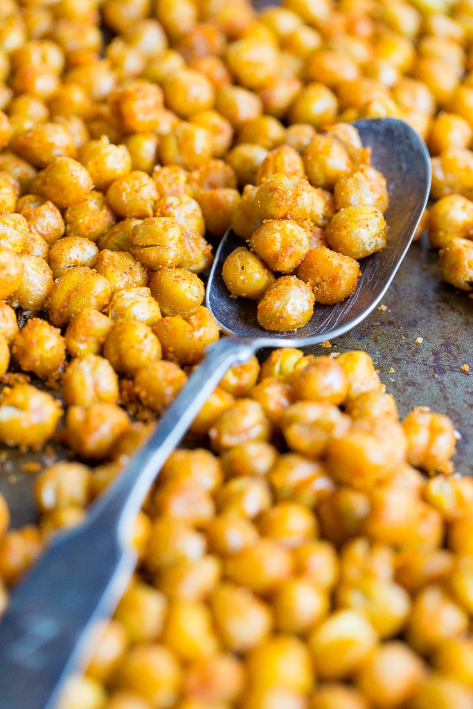 Healthy Crispy Snacks
 Crispy Roasted Taco Chickpeas She Likes Food