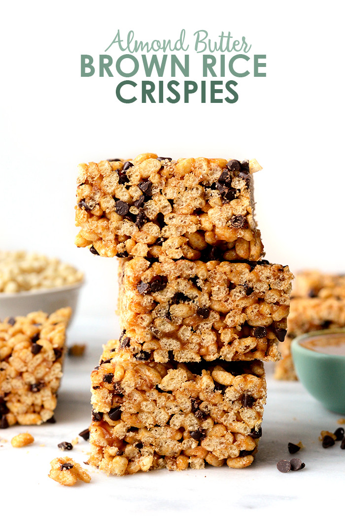 Healthy Crispy Snacks
 Almond Butter Brown Rice Crispy Treats Fit Foo Finds