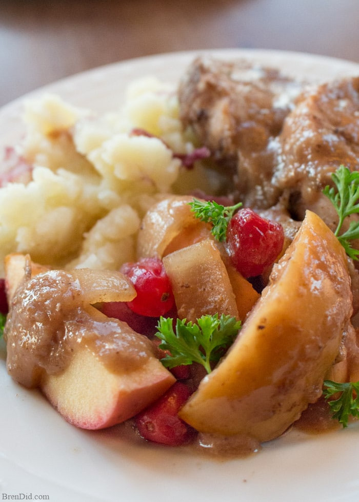 Healthy Crock Pot Pork Chops
 Crock Pot Pork Chops with Cranberries and Apples Bren Did