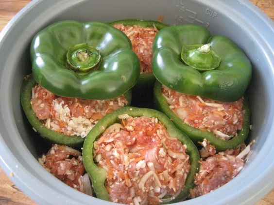 Healthy Crock Pot Recipes With Ground Beef
 Crock Pot Pork Stuffed Peppers