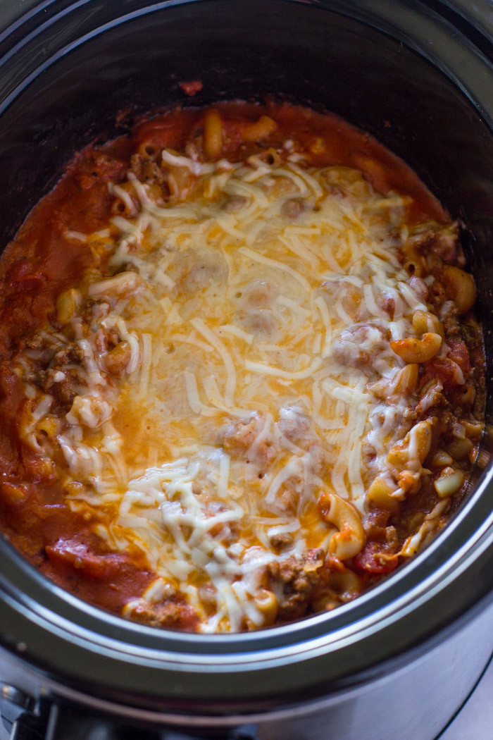 Healthy Crock Pot Recipes With Ground Beef
 slow cooker ground beef and cheese pasta