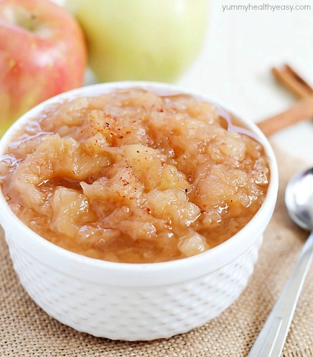 Healthy Crockpot Applesauce
 Homemade Crock Pot Applesauce Yummy Healthy Easy