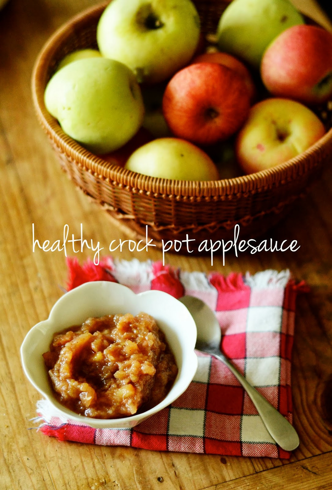 Healthy Crockpot Applesauce
 natalie creates crock pot applesauce in celebration of