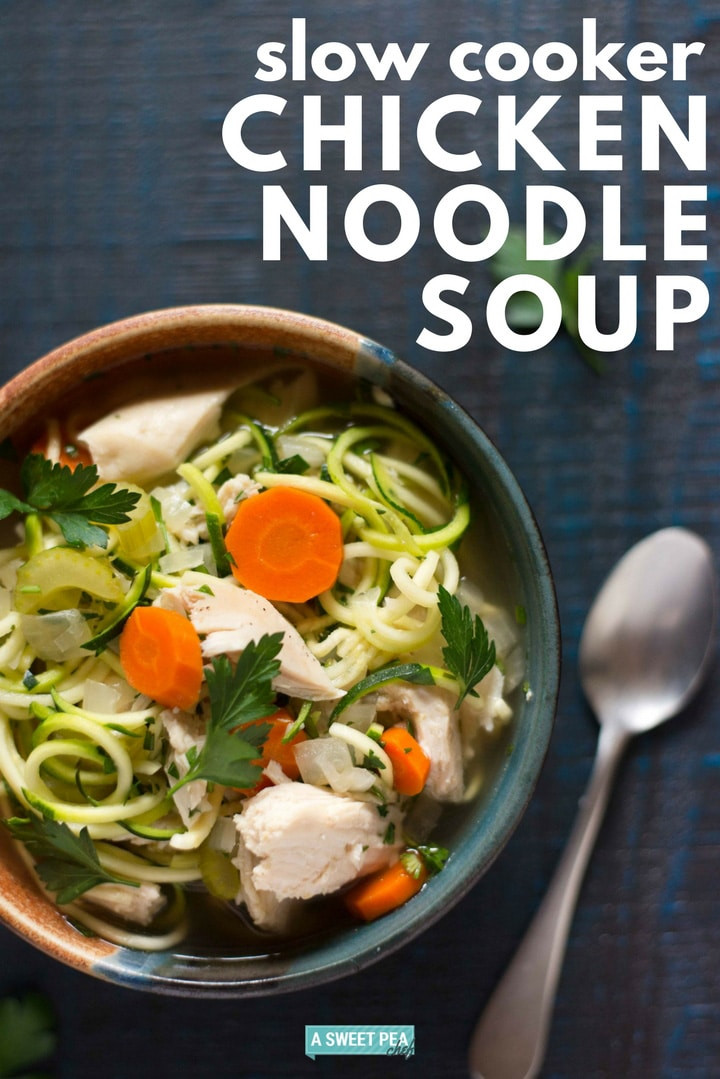 Healthy Crockpot Chicken Noodle Soup
 Slow Cooker Chicken Noodle Soup A Healthy Meal Option