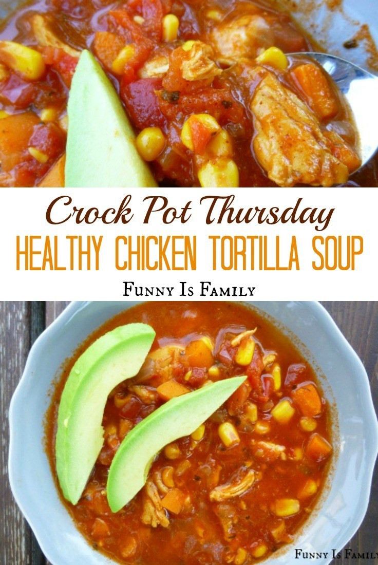Healthy Crockpot Chicken Soup Recipes
 Crock Pot Healthy Chicken Tortilla Soup