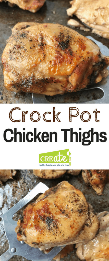 Healthy Crockpot Chicken Thighs
 Easy Crock Pot Chicken Thighs