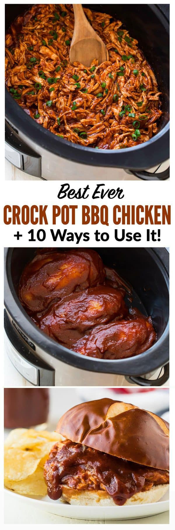 Healthy Crockpot Chicken Thighs
 Crockpot BBQ Chicken