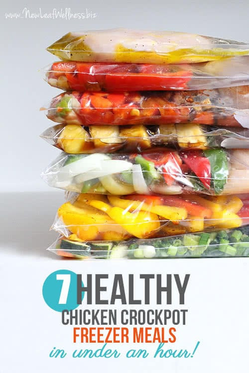Healthy Crockpot Dinners
 11 Healthy Freezer Meal Prep Sessions That Will Simplify